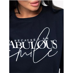 Костюм "Надпись" синий