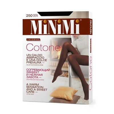 Колготки теплые, Minimi, Cotone 250 Maxi оптом