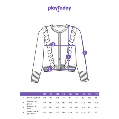 Кардиган для девочки
