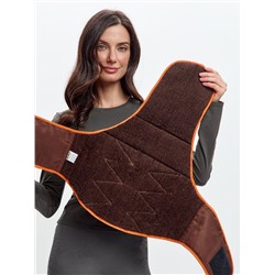 Столб-корсет согревающий на спину из верблюжьей шерсти с медной нитью