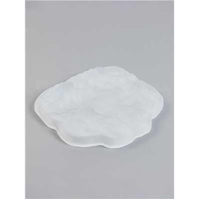 Пепельница для дома «Горы», для сигарет и стиков, белая, 16.2×4.8 см