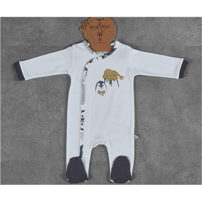 Комбинезон 3-6 месяцев для Младенцев Borneo Mint 3-6 Ay Tulum - EcoCotton