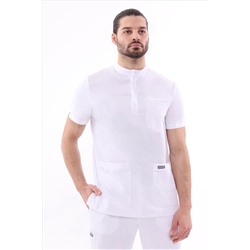 Топ медицинский мужской 6-78-05-1 / Silva 0 Crystal white