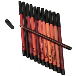Карандаш для губ  NYX Waterproof Lip Pencil Caryon A Levres (цветные, 12 шт.)