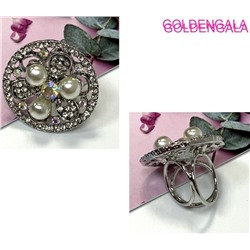 211528 Зажим для платка диаметр 3,5 см БР1/1