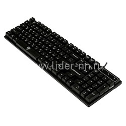 Клавиатура NAKATOMI Gamintg проводная игровая KG-23U USB (черная)