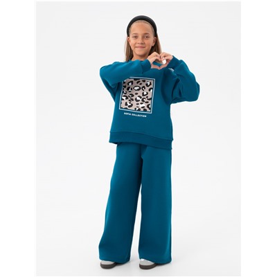 Костюм "Пятнышки" детский девочка сапфир