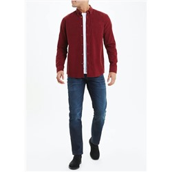 Big & Tall Long Sleeve Cord Shirt