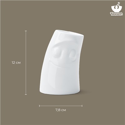 Подсвечник Cuddly, 12 см, белый