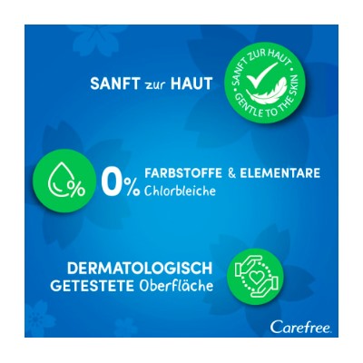 Carefree Slipeinlage Cotton Feel Flexiform ohne Duft 56 St, Карефри Ежедневные прокладки с хлопком Флексиформ 56шт, 5 упаковок (280 шт)