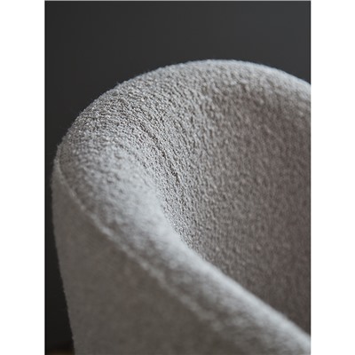 Стул Embrace, букле, серо-бежевый