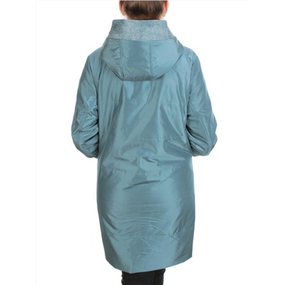 BM-15 GRAY/GREEN Куртка демисезонная женская (100 гр. синтепон)