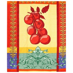 Полотенце кухонное рогожка 48х62см "Фестиваль вкусов-3", 171г/м2, хлопок 100%, "Домашняя мода" (Россия)