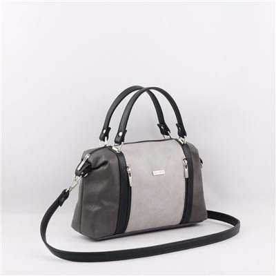 Сумка 127 мульти итальянский серо-черный ХИТ продаж