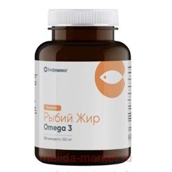 РЫБИЙ ЖИР БИАФИШЕНОЛ ОМЕГА-3 N120 КАПС БАД