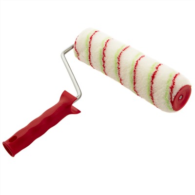 Валик "Эмали" , 250 мм, ворс 12 мм, D 48 мм, D ручки 8 мм, полиамид, полиакрил Сибртех