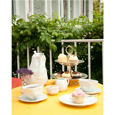 Чайная пара Kissing, 200 мл, белая