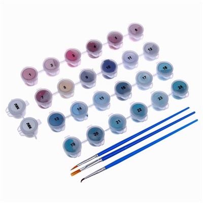 Картина по номерам на холсте с подрамником «Визуализируй. Океан», 40×50 см