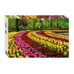 Пазлы 500 "Парк тюльпанов, Нидерланды"