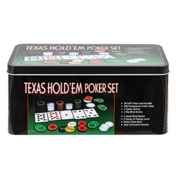 Игра настольная "Покер", L24 W11,5 H11,5 см