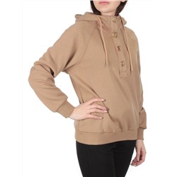 NO26 BEIGE Худи женское (90% хлопок, 10% полиэстер)