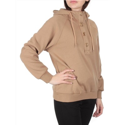 NO26 BEIGE Худи женское (90% хлопок, 10% полиэстер)