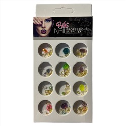 Nail Supplies, летний микс, набор 12 шт.