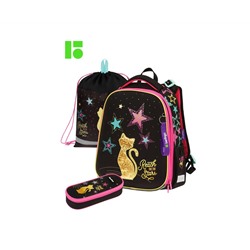 Ранец Berlingo Expert Box "Star dream" 38*29*16см, 2 отделения, анатомическая спинка, пенал и мешок для обуви в комплекте