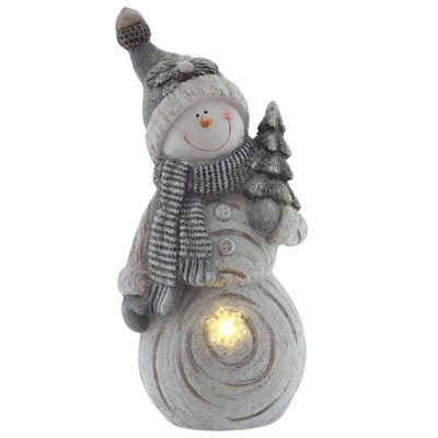 GAEM Фигурка декоративная "Снеговик" с подсветкой (АААх3, н/п), L24 W15 H53 см, 2в.