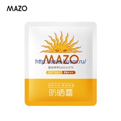 Солнцезащитный крем Mazo SPF 50 +++в разовой упаковке(17220)