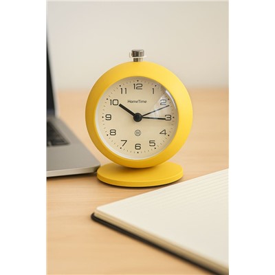 Часы-будильник «Clock UFO», yellow (12х10,1 см)