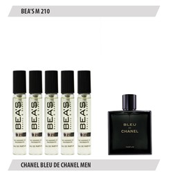 Парфюмерный набор BEAS C Bleu De C Men 5*5 ml M210, Парфюмерный набор Beas M210 создан по мотивам аромата C Bleu De C