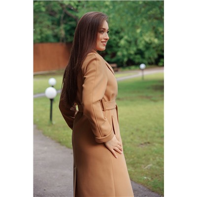 Пальто женское демисезонное 22555  (кэмел)