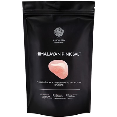 EPSOM.PRO Соль Гималайская для ванны "Salt of tne Earth" КРУПНАЯ 1000 гр
