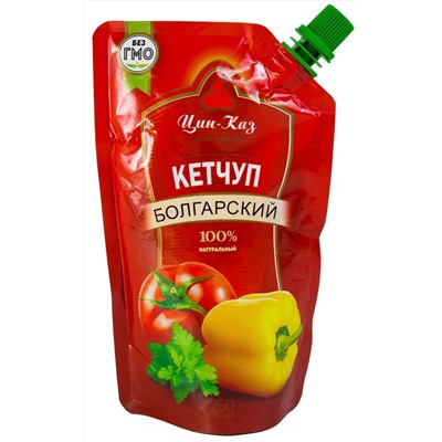 Цинказ Кетчуп 250гр Болгарский, дойпак
