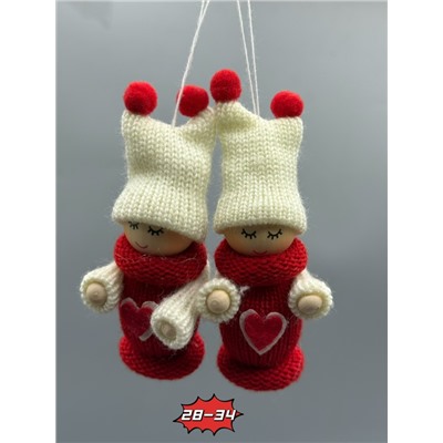 Новогодние на елку игрушки набор Набор цена: 250₽ Набор 4 штук игрушки Игрушка размер: 8см Коробок размер: 17см*11см