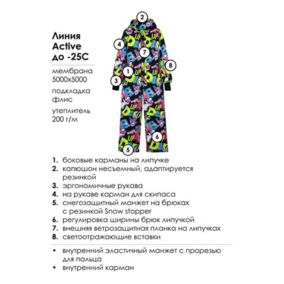 Комбинезон зимний для девочки