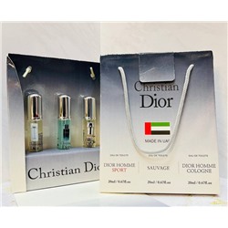 EU Подарочный парфюмерный набор Dior 3x20 ml