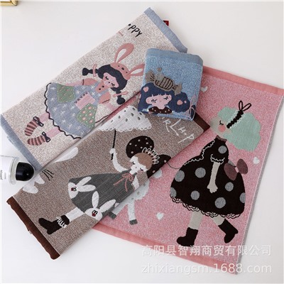 Cotton gauze towel, children's scarf for kindergarten, wholesale