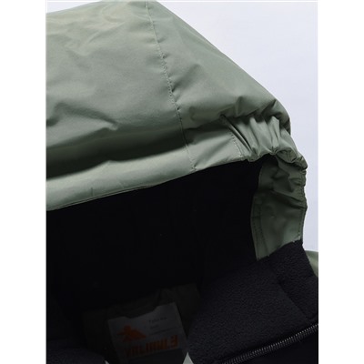 Горнолыжный костюм зимний для мальчика цвета хаки 9517Kh