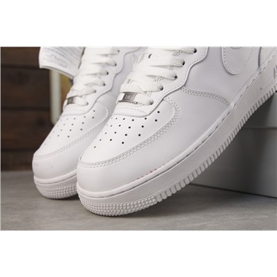 Зимние Nike Air Force из натуральной кожи