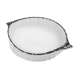 142-103 Круглое блюдо для запекания 23см в под.уп.(х16)Фарфор