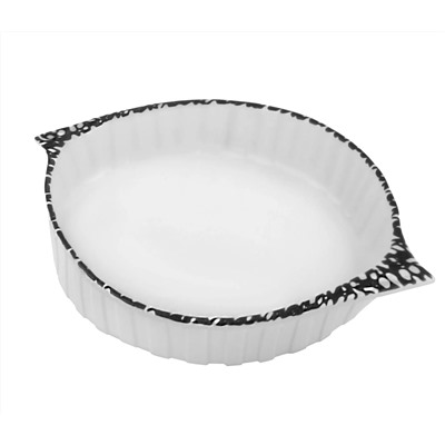 142-103 Круглое блюдо для запекания 23см в под.уп.(х16)Фарфор