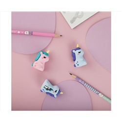 Точилка  MESHU, "Unicorn", 1 отверстие, ассорти