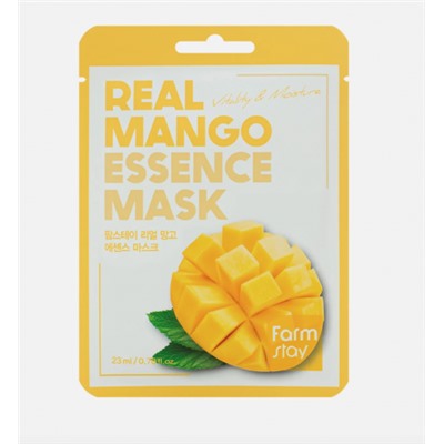 Маска тканевая для лица с экстрактом манго (FarmStay Real Mango Essence Mask)