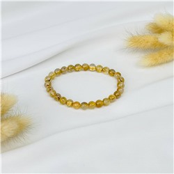 Радуга Самоцветов Браслет из Рутилового кварца с включением Титана