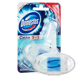 Гигиенический блок для унитаза Сила 3 в 1 Атлантик, DOMESTOS 40 г