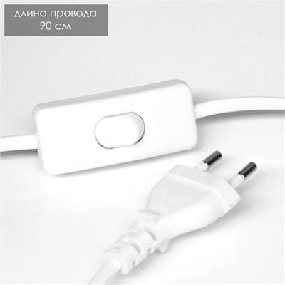 Настольная лампа с абажуром RISALUX «Призраки», Е14, 15 Вт, 20×20×33.5 см