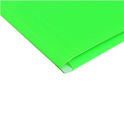 Папка на резинке А4, 500 мкм, Calligrata Neon, корешок 30 мм, неоновая, салатовая