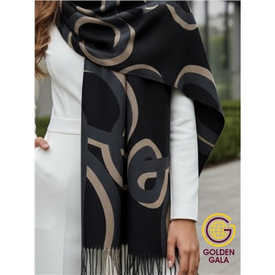 Палантин теплый кашемировый двусторонний Арт 2554Ш/1